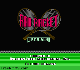 Rad Racket - Deluxe Tennis II Screen Shot 1