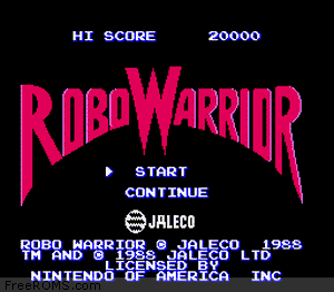 Robo Warrior Screen Shot 1