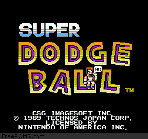 Super Dodge Ball Screen Shot 1