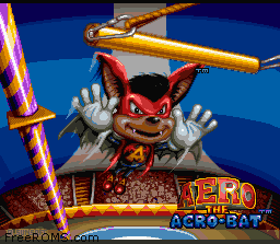 Aero the Acro-Bat Screen Shot 1