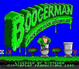 Boogerman - A Pick and Flick Adventure Screen Shot 1