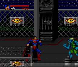 videojuegos de superheroes que se han jugado. Snes_death_and_return_of_superman,_the_2