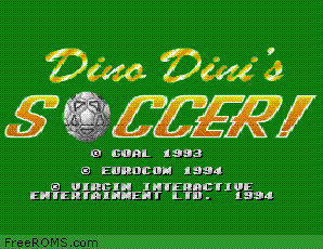 Dino Dini's Soccer Screen Shot 1