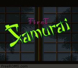 First Samurai Screen Shot 1