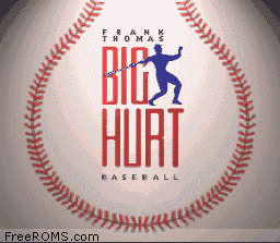 Frank Thomas' Big Hurt Baseball Screen Shot 1