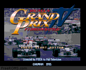 Human Grand Prix IV - F1 Dream Battle Screen Shot 1