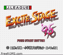 J.League Excite Stage '95 Screen Shot 1