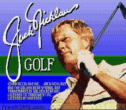 Jack Nicklaus Golf Screen Shot 1
