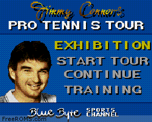 Jimmy Connors Pro Tennis Tour Screen Shot 1
