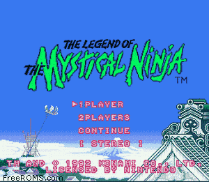 Legend of The Mystical Ninja, The Screen Shot 1