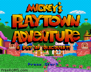 Mickey's Playtown Adventure - A Day of Discovery! Screen Shot 1