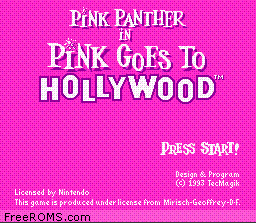 Pink Panther in Pink Goes to Hollywood Screen Shot 1