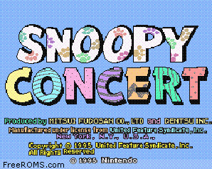 Snoopy Concert Screen Shot 1