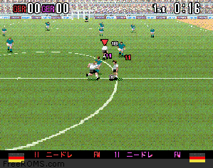 Super Formation Soccer 94 Screen Shot 2