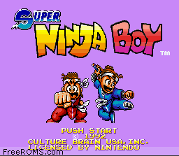 Super Ninja Boy Screen Shot 1