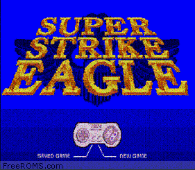 Super Strike Eagle Screen Shot 1