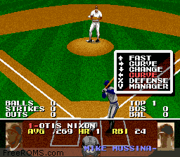 Tecmo Super Baseball Screen Shot 2