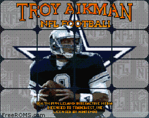 Troy Aikman NFL Football Screen Shot 1