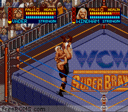 WCW Super Brawl Wrestling Screen Shot 2