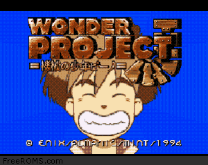 Wonder Project J - Kikai no Shounen Pino Screen Shot 1