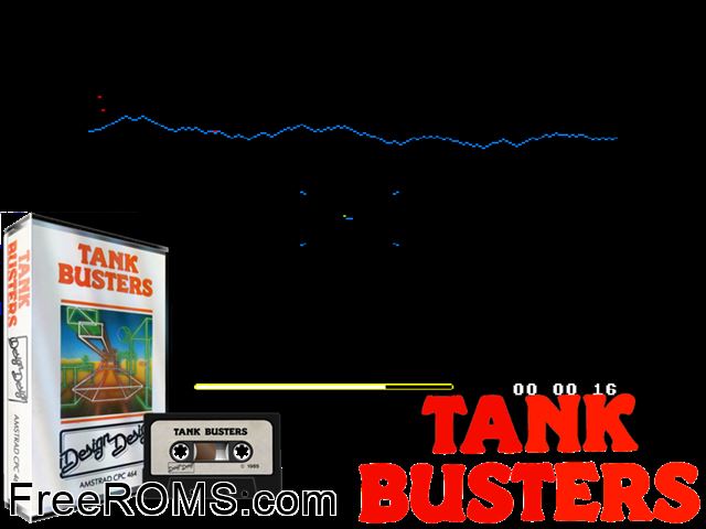Battle Tank Simulator (UK) (19xx) Amstrad CPC game showing 3D box cover and gameplay screenshot