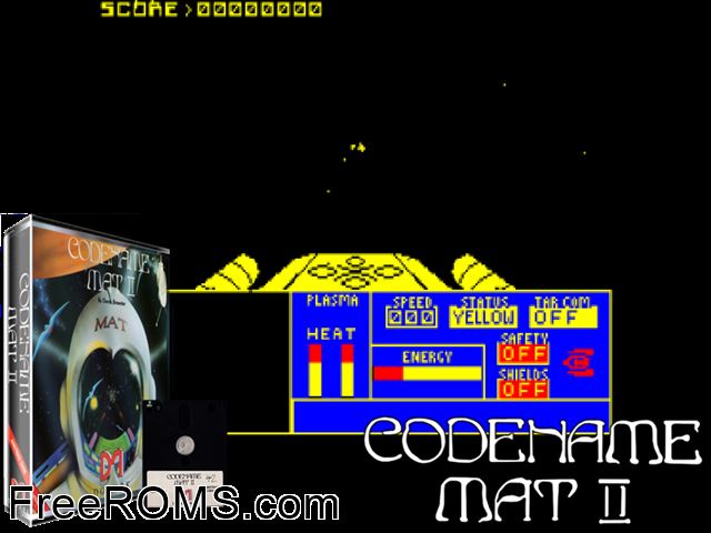 Codename Mat 2 (UK) (1985) Amstrad CPC game showing 3D box cover and gameplay screenshot