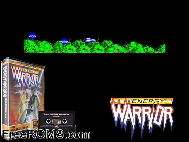 Energy (UK) (1987) Amstrad CPC game showing 3D box cover and gameplay screenshot