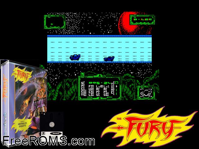 Fury, The (UK) (1988) Amstrad CPC game showing 3D box cover and gameplay screenshot
