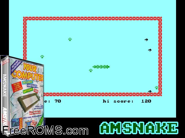 Gusanin (S) (1985) Amstrad CPC game showing 3D box cover and gameplay screenshot