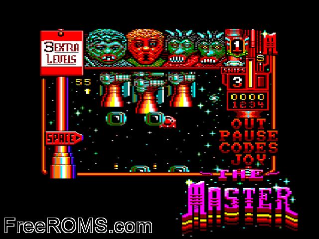 Master, The (UK) (19xx) Amstrad CPC game showing 3D box cover and gameplay screenshot