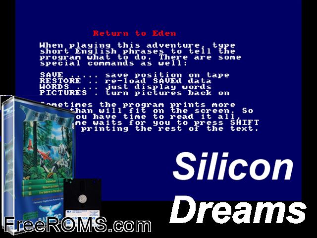 Silicon Dreams Pack (UK) (1986) Amstrad CPC game showing 3D box cover and gameplay screenshot