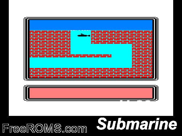 U-29 Submarine (S) (1986) Amstrad CPC game showing 3D box cover and gameplay screenshot