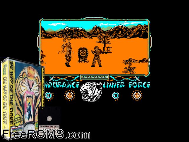 Unarmed (UK) (19xx) Amstrad CPC game showing 3D box cover and gameplay screenshot
