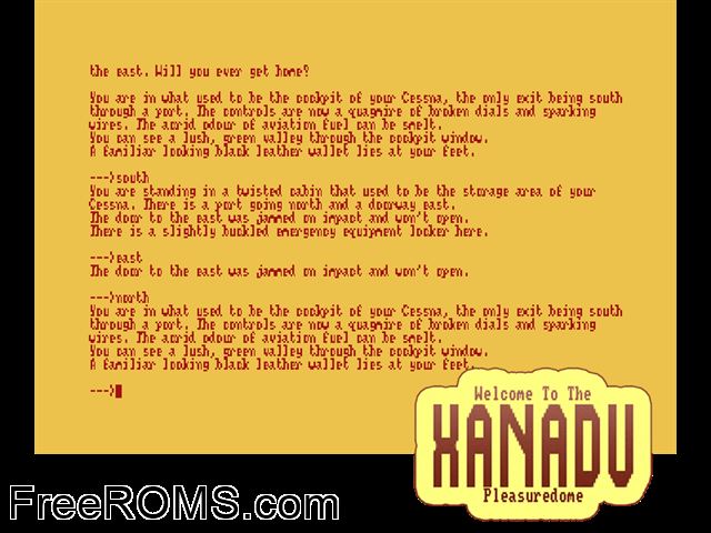 Xanadu (UK) (1986) Amstrad CPC game showing 3D box cover and gameplay screenshot