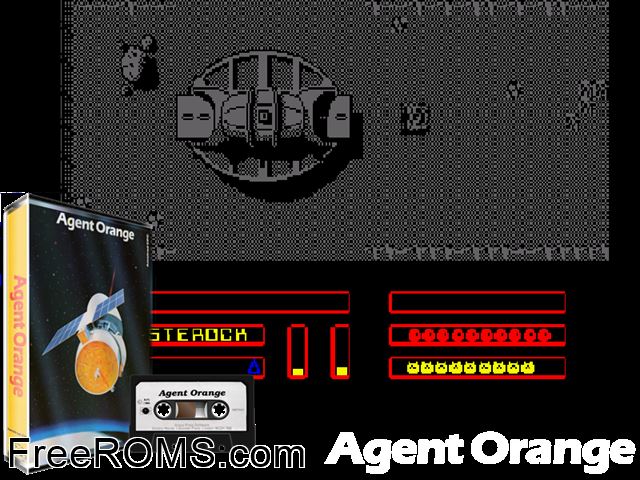 ZZZ_UNK_AG-ORANG Amstrad CPC game showing 3D box cover and gameplay screenshot