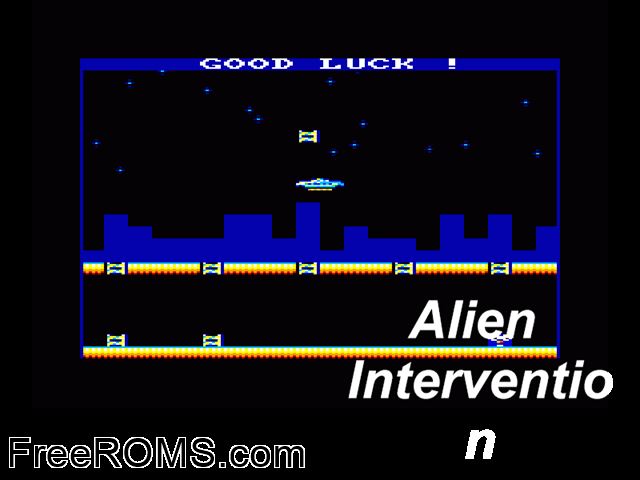ZZZ_UNK_ALIEN_IN Amstrad CPC game showing 3D box cover and gameplay screenshot