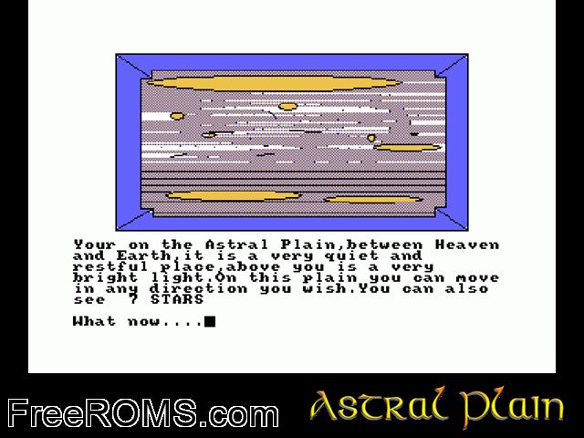 ZZZ_UNK_ASTRAL Amstrad CPC game showing 3D box cover and gameplay screenshot