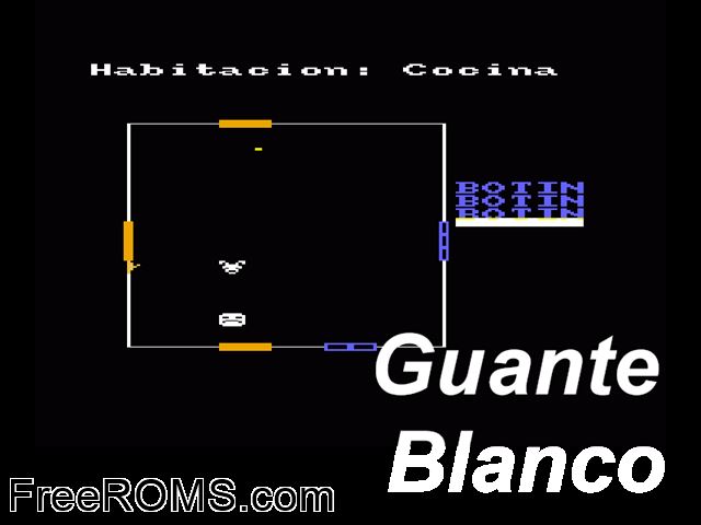 ZZZ_UNK_guantebl Amstrad CPC game showing 3D box cover and gameplay screenshot