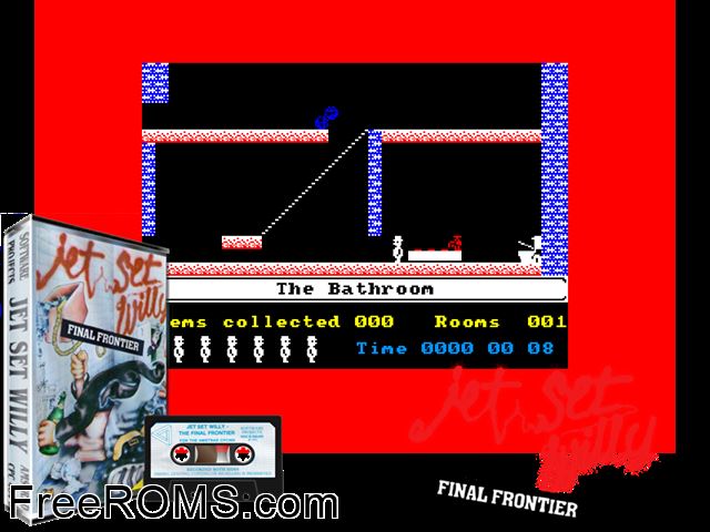 ZZZ_UNK_JET_SET2 Amstrad CPC game showing 3D box cover and gameplay screenshot