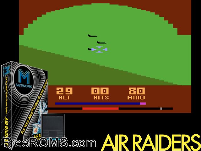 Bogey Blaster Atari game showing 3D box cover and gameplay screenshot