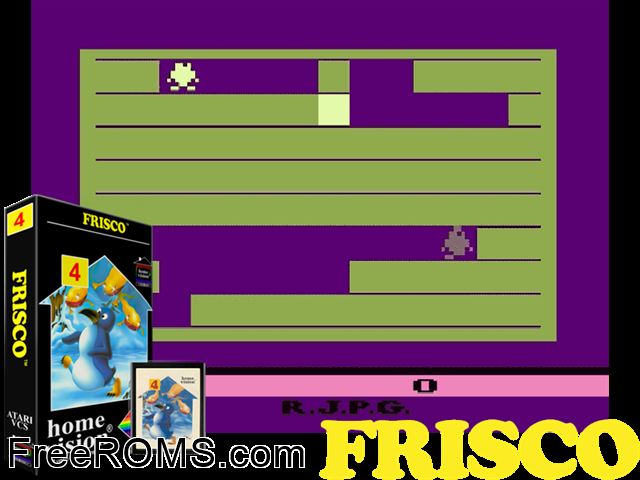 Brick Kick Atari game showing 3D box cover and gameplay screenshot