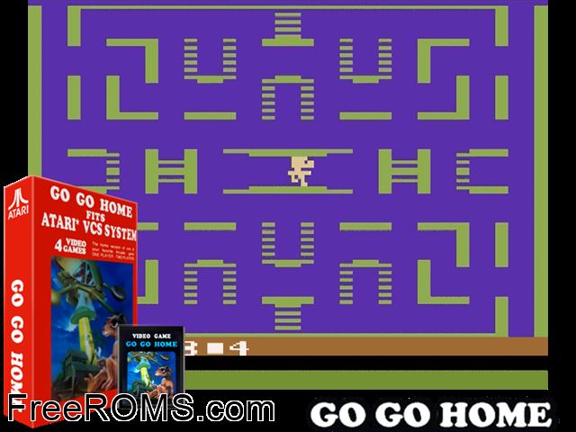 Col 'N' Atari game showing 3D box cover and gameplay screenshot