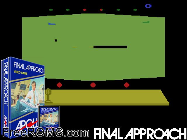 Final Approach Atari game showing 3D box cover and gameplay screenshot