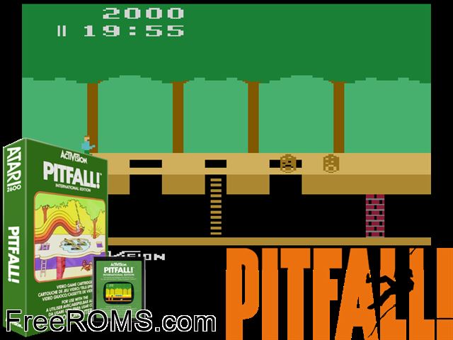 Tom Boy Atari game showing 3D box cover and gameplay screenshot
