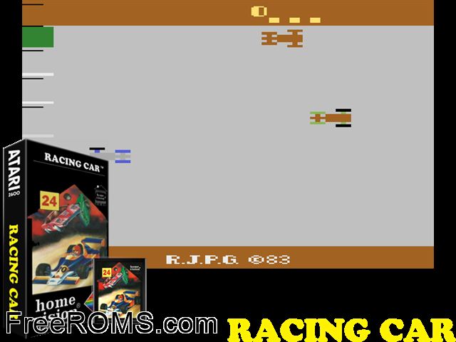 Traffic Atari game showing 3D box cover and gameplay screenshot