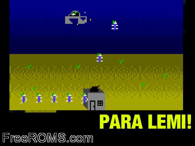 Para Lemi! v003 (1997) (PD) Atari Lynx game showing 3D box cover and gameplay screenshot
