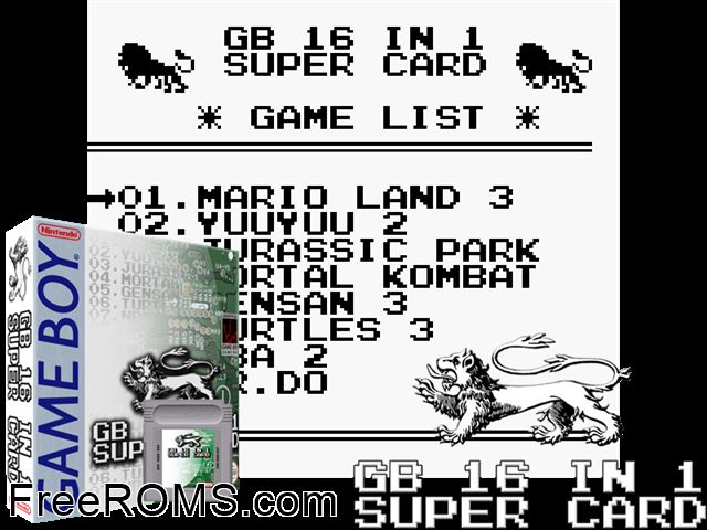 1993 Collection 128-In-1 Gameboy Color game showing 3D box cover and gameplay screenshot