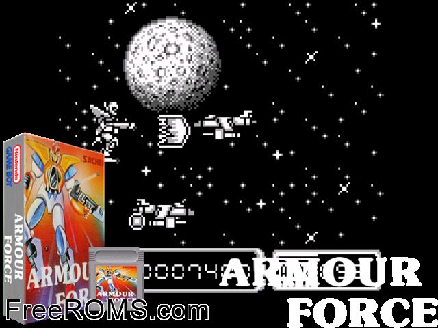 A-Force (Sachen 4-In-1 Vol. 6) Gameboy Color game showing 3D box cover and gameplay screenshot