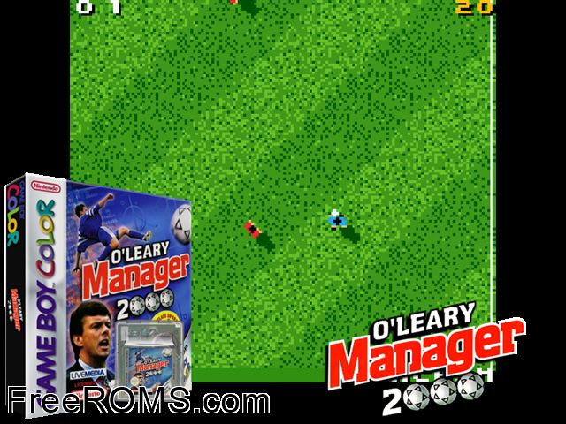 Barca Total 2000 Gameboy Color game showing 3D box cover and gameplay screenshot