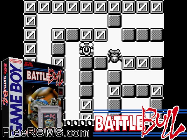 Battle Bull Gameboy Color game showing 3D box cover and gameplay screenshot